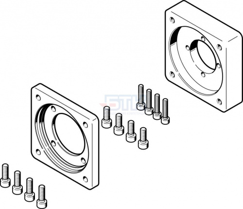 1460105 Фланец электродвигателя EAMF-A-44C-60G/H-S1 FESTO