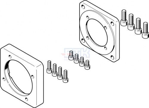 2933286 Фланец электродвигателя EAMF-A-77A-80G-S1 FESTO 2933286 Фланец электродвигателя EAMF-A-77A-80G-S1 FESTO