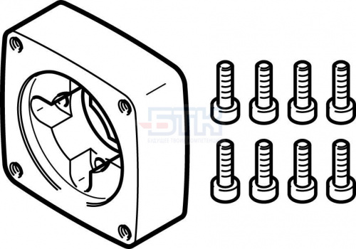 1982014 Фланец электродвигателя EAMF-A-28D-40P FESTO 1982014 Фланец электродвигателя EAMF-A-28D-40P FESTO