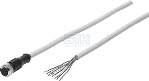 570008 Штекерная розетка с кабелем SIM-M12-8GD-10-PU FESTO