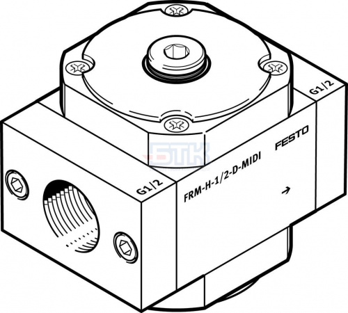 162793 Модуль разветвления FRM-H-3/4-D-MIDI FESTO 162793 Модуль разветвления FRM-H-3/4-D-MIDI FESTO