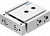 8100637 Двухпоршневой цилиндр DGTZ-GF-25-10-P-A FESTO