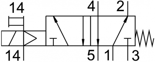 557649 Распределитель с электроуправлением VUVB-ST12-M52-MZH-QX-1T1 FESTO 557649 Распределитель с электроуправлением VUVB-ST12-M52-MZH-QX-1T1 FESTO