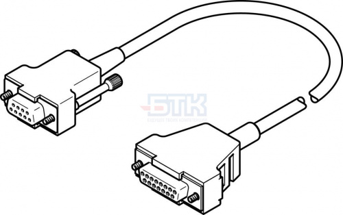 553949 Соединительный кабель NEBC-S1G15-K-2.5-N-B-S1& FESTO
