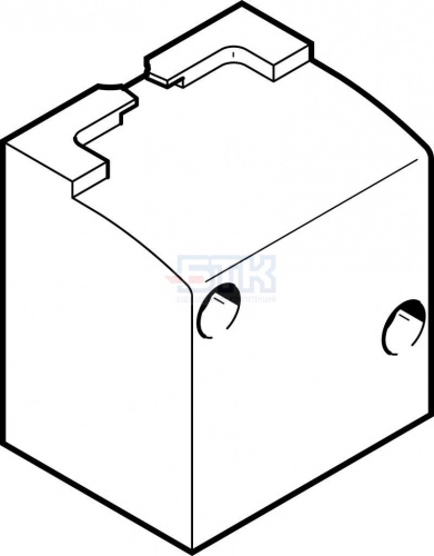 555703 Угловая соединительная плита VABF-S2-2-A1G2-N12 FESTO 555703 Угловая соединительная плита VABF-S2-2-A1G2-N12 FESTO