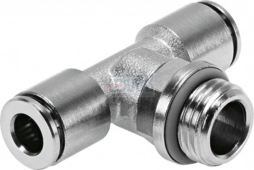 578400 Тройник с цанговым зажимом и резьбой NPQH-T-G38-Q10-P10 FESTO 578400 Тройник с цанговым зажимом и резьбой NPQH-T-G38-Q10-P10 FESTO