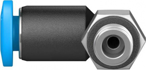 153333 Угловой штуцер с цанговым зажимом и резьбой QSML-M5-4 FESTO 153333 Угловой штуцер с цанговым зажимом и резьбой QSML-M5-4 FESTO
