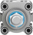 3659467 Стандартный цилиндр DSBC-50-20-D3-PPVA-N3 FESTO
