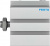 188231 Короткоходовый цилиндр AEVC-40-25-A-P FESTO
