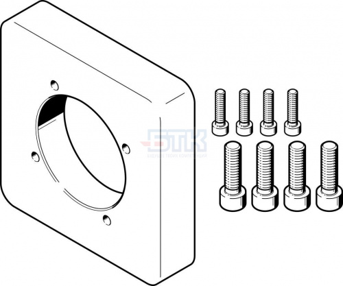 1593636 Фланец электродвигателя EAMF-A-77A-140A FESTO 1593636 Фланец электродвигателя EAMF-A-77A-140A FESTO