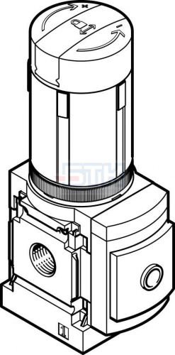 529477 Регулятор давления MS4-LRB-1/4-D6-A8-AS FESTO 529477 Регулятор давления MS4-LRB-1/4-D6-A8-AS FESTO