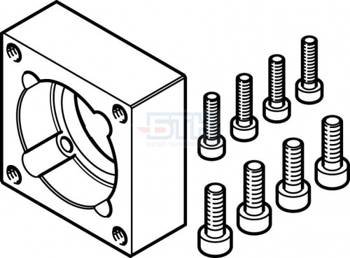 562670 Фланец электродвигателя EAMF-A-38A-60S/60T FESTO