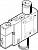 196887 Распределитель с электроуправлением CPE14-M1BH-3GL-QS-6 FESTO