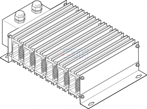 1336619 Тормозящий резистор CACR-KL2-33-W2400 FESTO 1336619 Тормозящий резистор CACR-KL2-33-W2400 FESTO