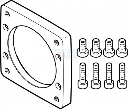 2222624 Фланец электродвигателя EAMF-A-62B-80P FESTO