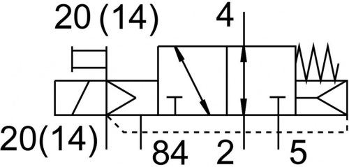 8028232 Распределитель VUVG-B10Z-M32U-RZT-F-1T8L FESTO