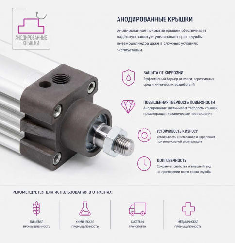 Пневмоцилиндр DMC-040-SYA-0950-E1K5-R3 Pemaks Пневмоцилиндр DMC-040-SYA-0950-E1K5-R3 Pemaks