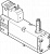 560726 Распределитель VSVA-B-M52-MZ-A1-1C1-APP FESTO