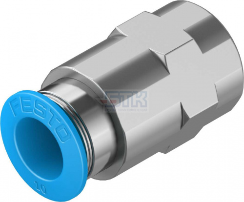 153028 Штуцер с цанговым соединением QSF-1/4-10-B FESTO 153028 Штуцер с цанговым соединением QSF-1/4-10-B FESTO