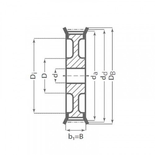 Зубчатый шкив 64 8M 50 Optibelt