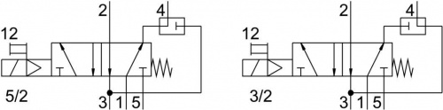 535987 Распределитель с электроуправлением NVF3-MOH-5/2-K-1/4-EX FESTO 535987 Распределитель с электроуправлением NVF3-MOH-5/2-K-1/4-EX FESTO