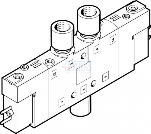 533162 Распределитель с электроуправлением CPE10-M1BH-5/3ES-M5-B FESTO
