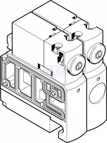 527571 Распределитель с электроуправлением CPVSC1-M1H-J-P FESTO 527571 Распределитель с электроуправлением CPVSC1-M1H-J-P FESTO