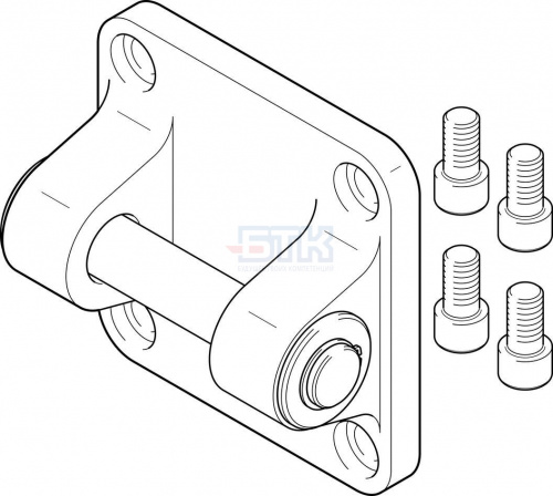 157512 Фланец с осью SNGB-250 FESTO 157512 Фланец с осью SNGB-250 FESTO