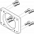 558182 Фланец электродвигателя EAMF-A-95B-100A FESTO