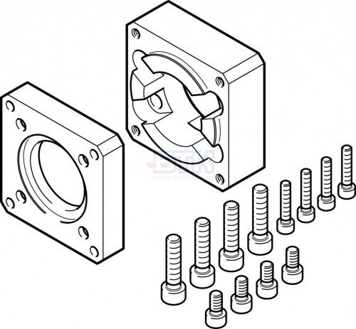 1190015 Фланец электродвигателя EAMF-A-38D-60G/H FESTO