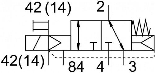 8028231 Распределитель VUVG-B10Z-M32C-RZT-F-1T8L FESTO