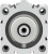 188308 Короткоходовый цилиндр ADVC-80-10-I-P-A FESTO