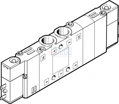 533142 Распределитель с электроуправлением CPE10-M1BH-5/3GS-M7-B FESTO 533142 Распределитель с электроуправлением CPE10-M1BH-5/3GS-M7-B FESTO