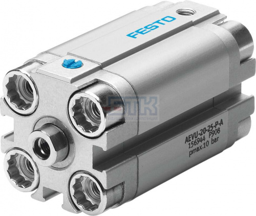 156947 Компактный цилиндр AEVU-25-15-P-A FESTO
