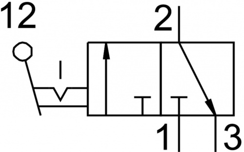 8987 Ручной клапан H-3-1/4-B FESTO
