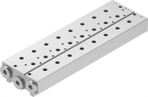 8026267 Плита для блочного монтажа VABM-B10-25S-G38-8 FESTO 8026267 Плита для блочного монтажа VABM-B10-25S-G38-8 FESTO