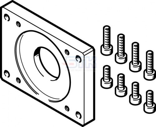 558175 Фланец электродвигателя EAMF-A-38B-40A FESTO 558175 Фланец электродвигателя EAMF-A-38B-40A FESTO