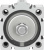 188292 Короткоходовый цилиндр ADVC-63-10-A-P-A FESTO