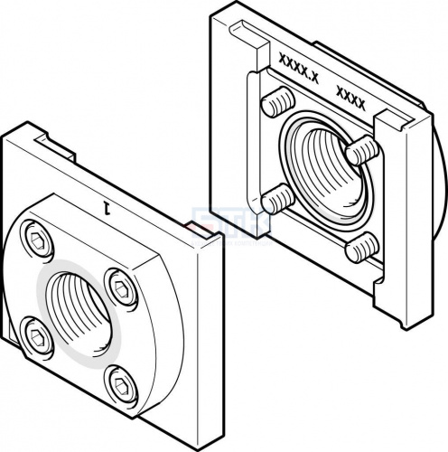 1651543 Монтажная плита PAML-CP-90-HP3-G1 FESTO
