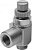 151192 Дроссель с обратным клапаном GRLZ-1/8-RS-B FESTO