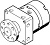 185938 Неполноповоротный привод DSM-8-180-P-FF-FW FESTO