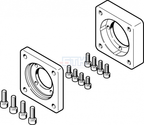 1460095 Фланец электродвигателя EAMF-A-44C-40G-S1 FESTO