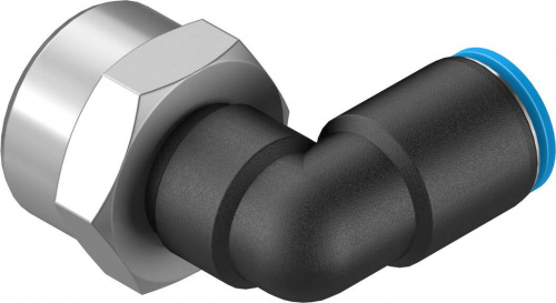 153278 Угловой штуцер с цанговым зажимом и резьбой QSLF-3/8-8-B FESTO