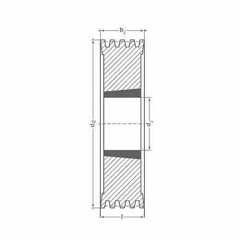 Клиновый шкив TB SPB 250/10 Optibelt Клиновый шкив TB SPB 250/10 Optibelt