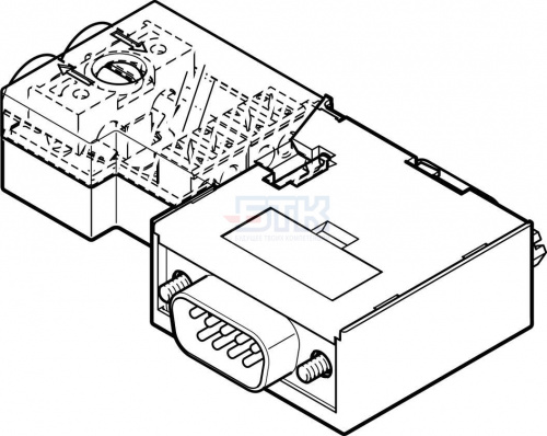 574589 Штекер NECU-S1W9-C2-APB FESTO 574589 Штекер NECU-S1W9-C2-APB FESTO